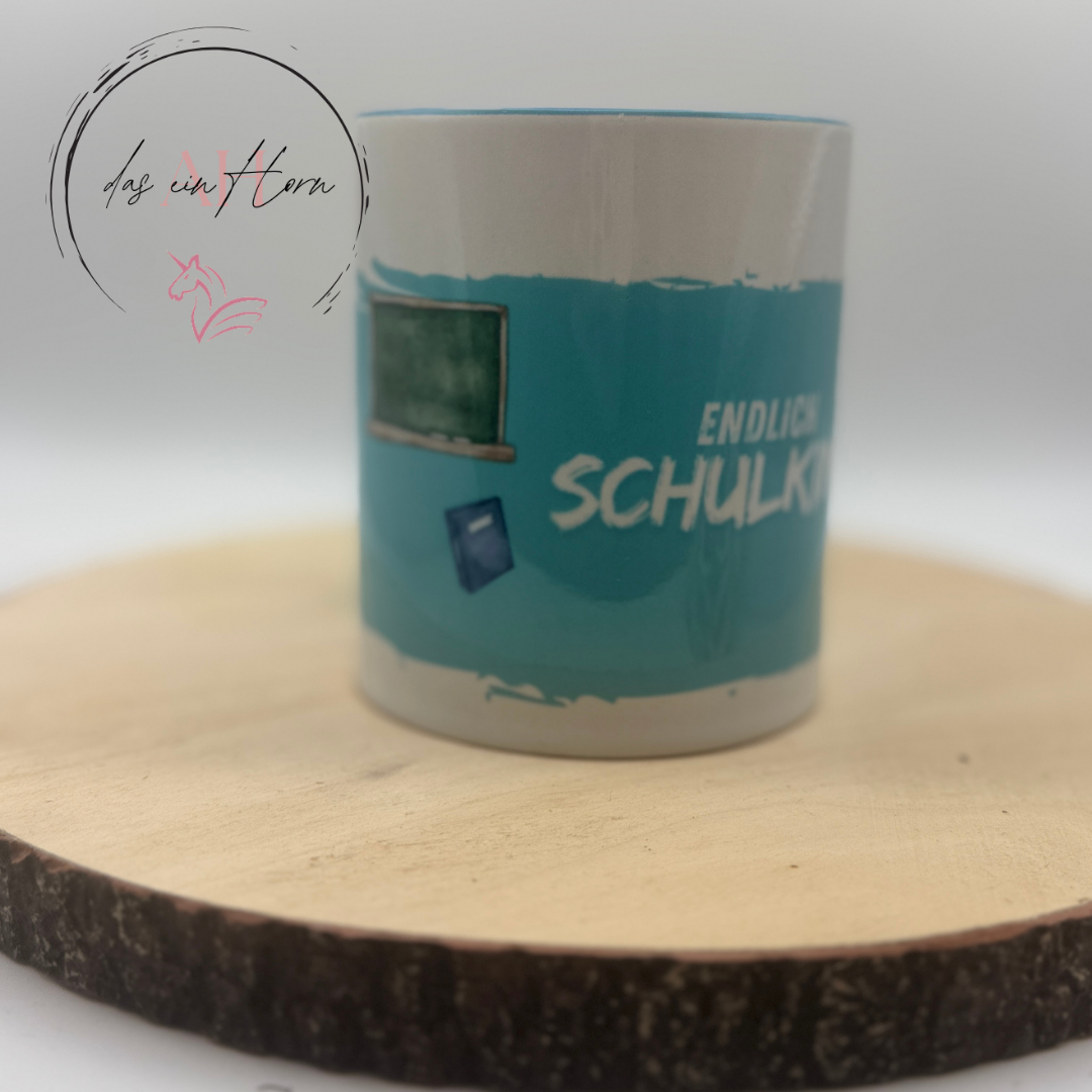 Girls' Mustard Yellow "Good Coffee Good Mood" Co-ord Set - Printed Pyjama & T-Shirt Set