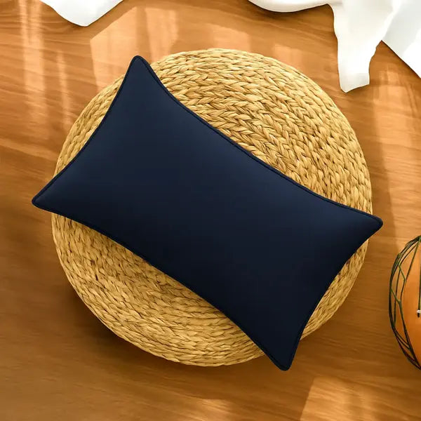 Midnight Bliss King Glace Cotton 300 TC Flat Bedsheet Set