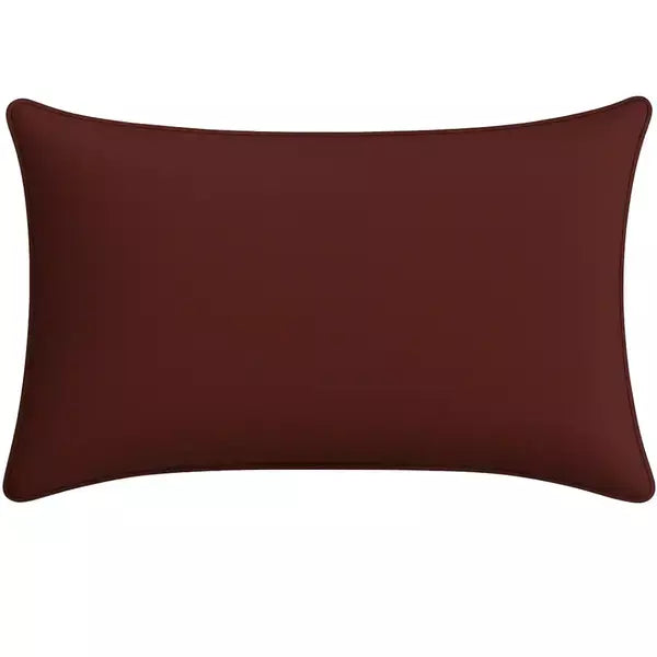 Vintage Wine Premium Queen Glace Cotton 300 TC Flat Bedsheet Set