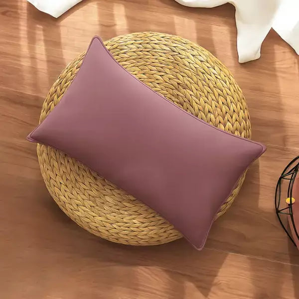 Plum Bliss Premium Queen Glace Cotton 300 TC Flat Bedsheet Set