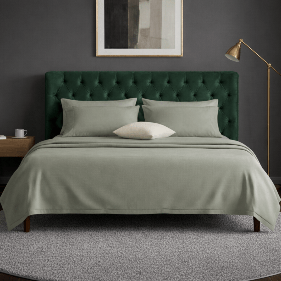 Nature Soft 100% Organic Cotton Luxury Percale Weave King Size Bedsheet Set