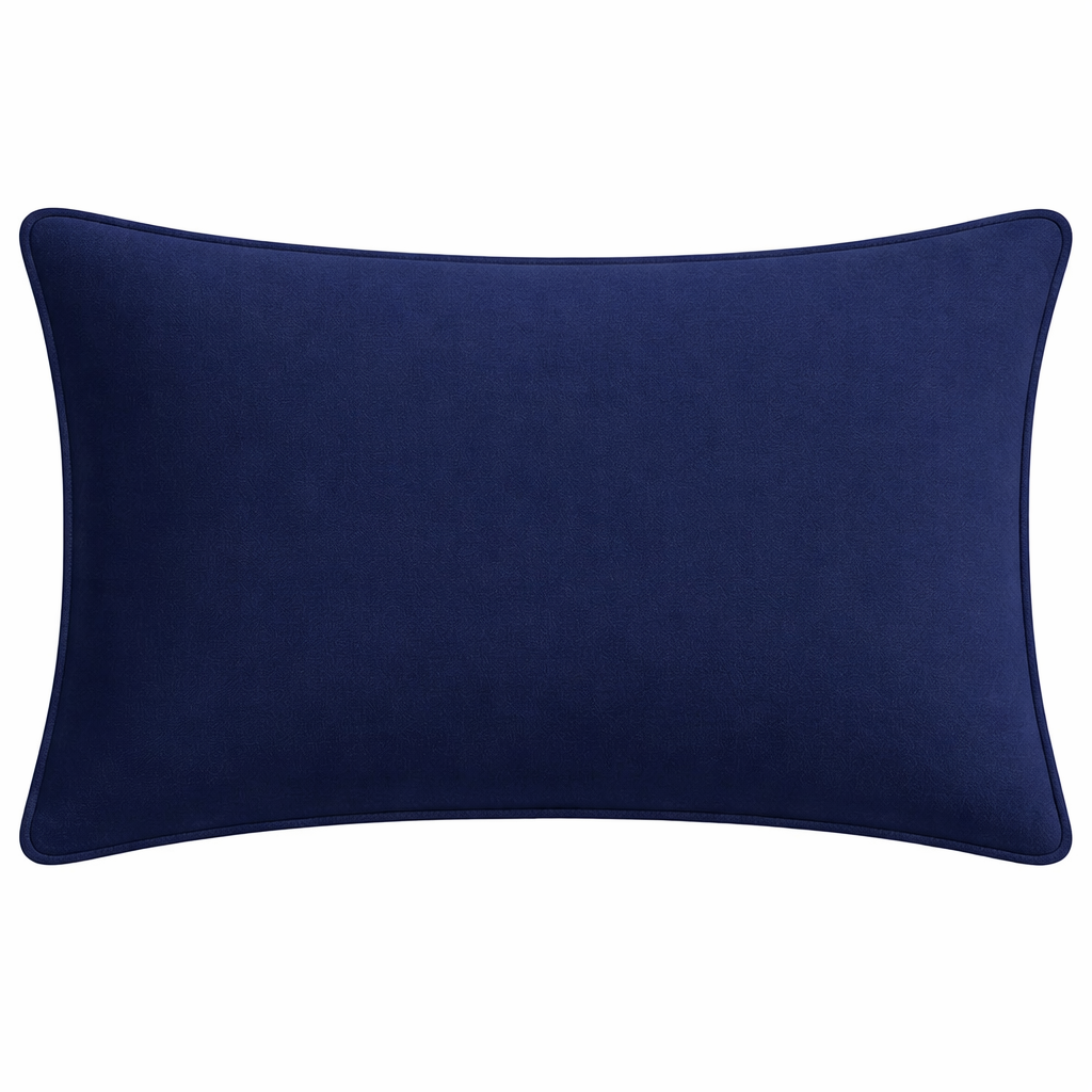 Navy Blue 100% Organic Cotton Luxury Percale Weave King Size Bedsheet Set Bedsheet + 2 Pillow Covers