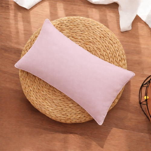 Baby Pink 100% Organic Cotton Luxury Percale Weave Single Size Bedsheet Set Bedsheet + 2 Pillow Covers