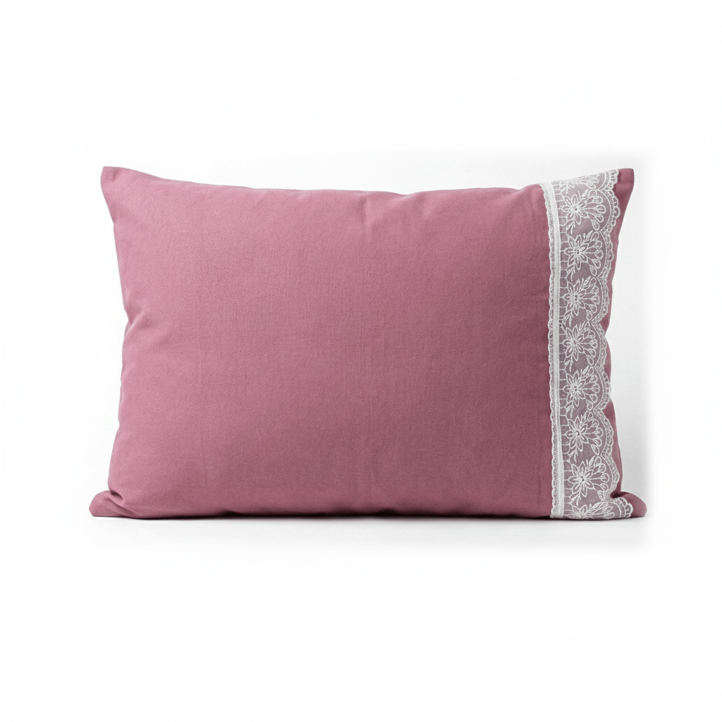 Plum Bliss Premium Embroidered Poetry Glace Cotton 300 TC Flat Bedsheet Set